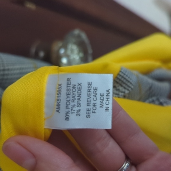 New with Tags Alison Andrews Plus Black, White & Gray Stripe Blazer Size 1X - Picture 8 of 8